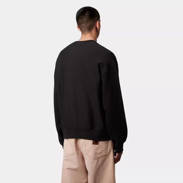 Carhartt WIP Label Script Sweater Zwart