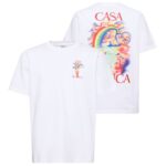 Casablanca Nature Teacher T-shirt Wit