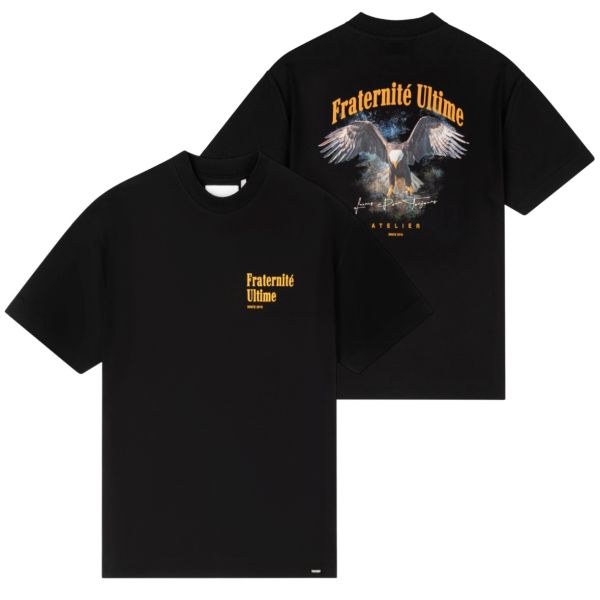 Croyez Vintage Eagle T-shirt Zwart
