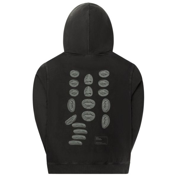 Daily Paper Senses Hoodie Washed Zwart