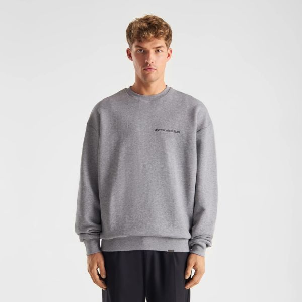 Don't Waste Culture Matt Sweater Grijs