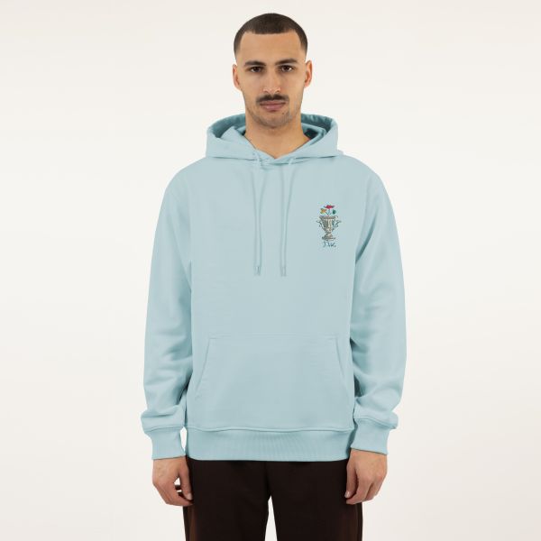 Drôle De Monsieur Vase Hoodie Licht Blauw