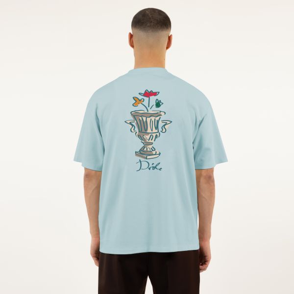 Drôle De Monsieur Vase T-shirt Licht Blauw
