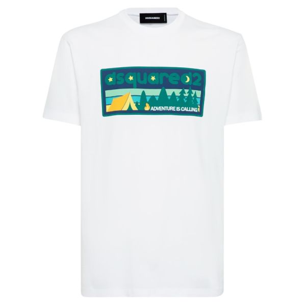 Dsquared2 Adventure T-shirt Wit | Mezaldy.com