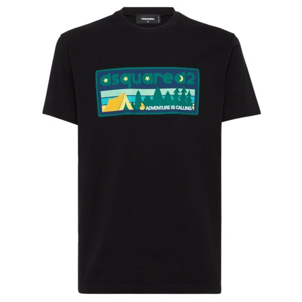 Dsquared2 Adventure T-shirt Zwart
