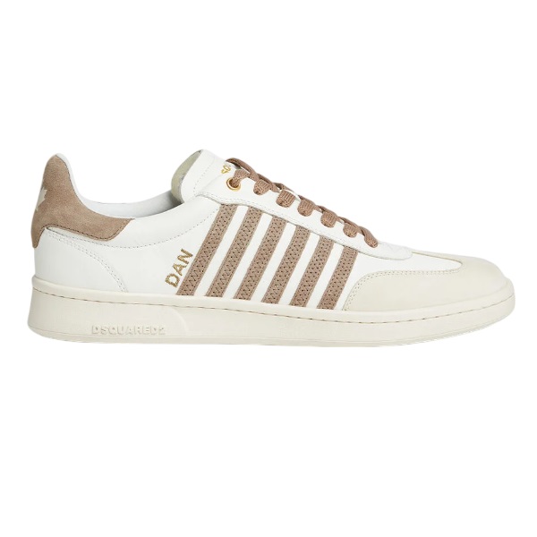 Dsquared2 Boxer Sneaker Wit/Bruin