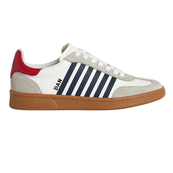 Dsquared2 Boxer Sneaker Wit/Navy