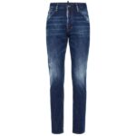 Dsquared2 Whiskering Jeans Donker Blauw