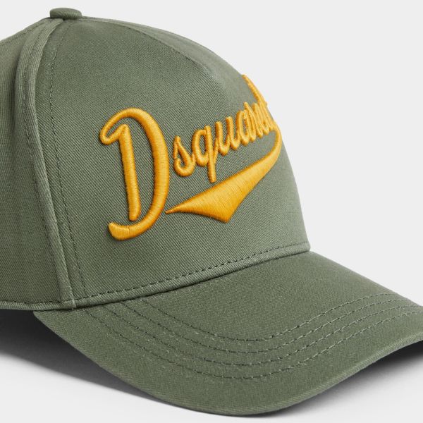 Dsquared2 Embroidered Cap Groen