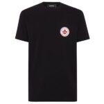 Dsquared2 Logo Patch T-shirt Zwart