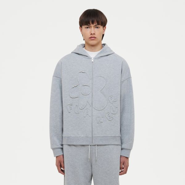 Flâneur Blossom Patches Vest Grijs