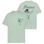 Flâneur One For The Books T-shirt Groen