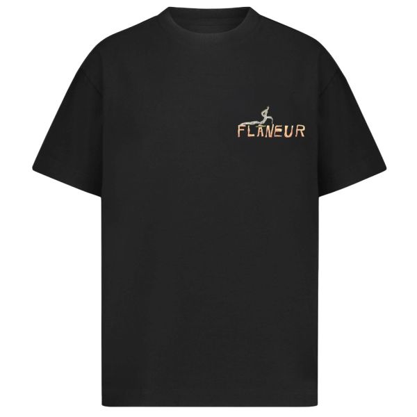 Flâneur Passage Of Time T-shirt Zwart