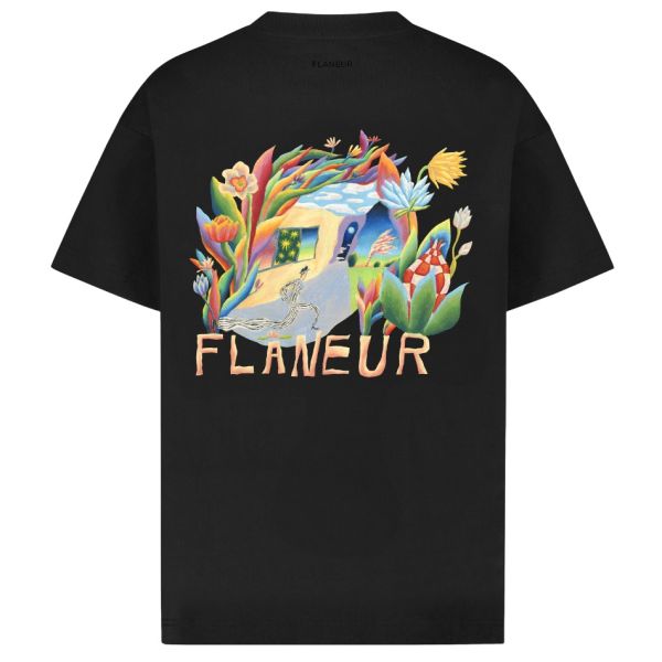 Flâneur Passage Of Time T-shirt Zwart