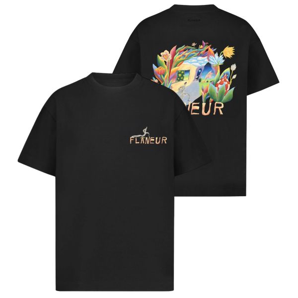 Flâneur Passage Of Time T-shirt Zwart