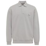 Genti Monogram Longsleeve Polo Grijs