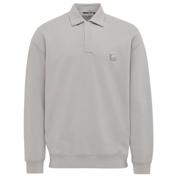 Genti Monogram Longsleeve Polo Grijs