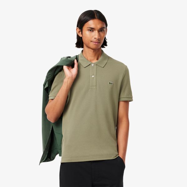 Lacoste Slim Fit Polo Donker Groen