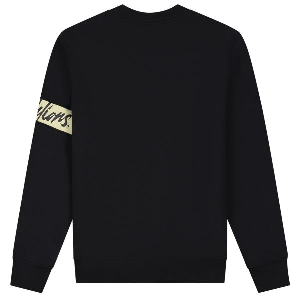 Malelions Captain Sweater Zwart/Groen