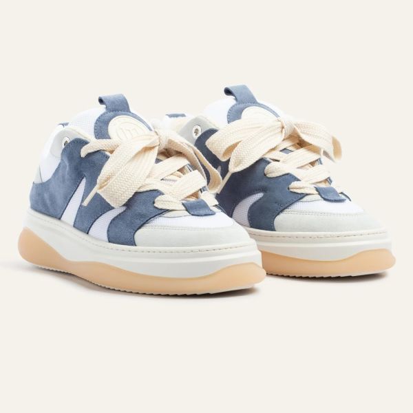 Mason Garments Venice 12S Sneaker Blauw/Wit