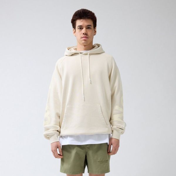 New Amsterdam Surf Association Logo Line Hoodie Beige