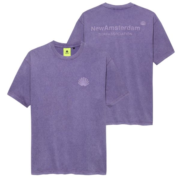 New Amsterdam Surf Association Logo Washed T-shirt Paars