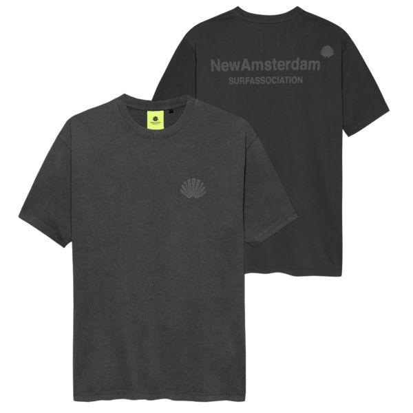 New Amsterdam Surf Association Logo Washed T-shirt Zwart