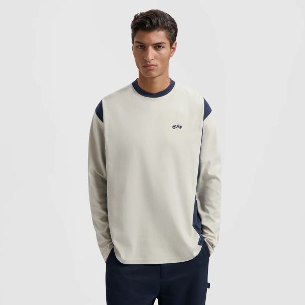 Olaf Panel Longsleeve T-shirt Off White