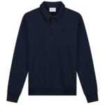 Olaf Signature Polo Sweater Navy