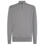 Tommy Hilfiger Essential Intechno Quarter Zip Sweater Grijs