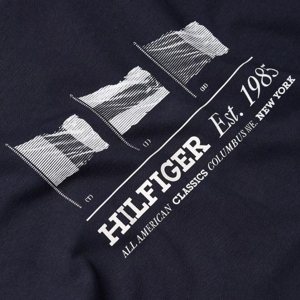 Tommy Hilfiger Flags T-shirt Navy