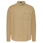 Tommy Jeans Entry Cord Overshirt Beige