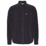 Tommy Jeans Entry Cord Overshirt Zwart