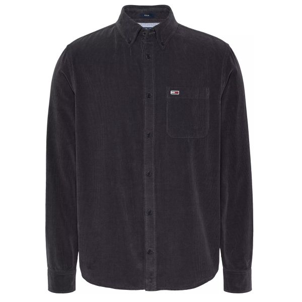 Tommy Jeans Entry Cord Overshirt Zwart