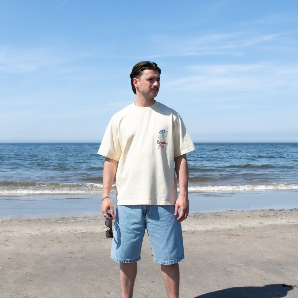 brams fruit crate t shirt beige