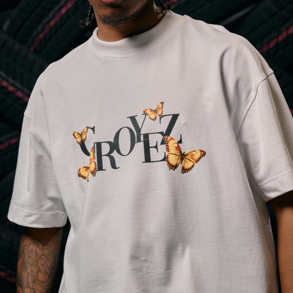 Croyez Butterfly T-shirt Wit