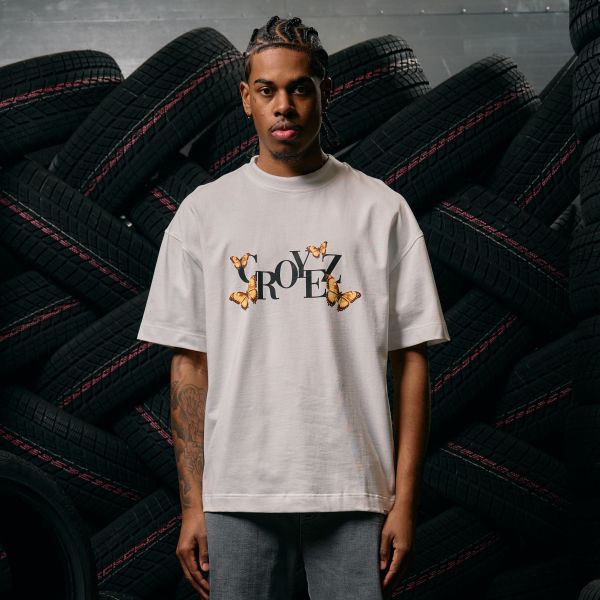 Croyez Butterfly T-shirt Wit