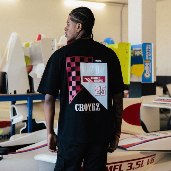 Croyez Fumes Flag T-shirt Zwart