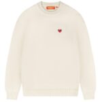 Croyez Heart Knit Sweater Off White