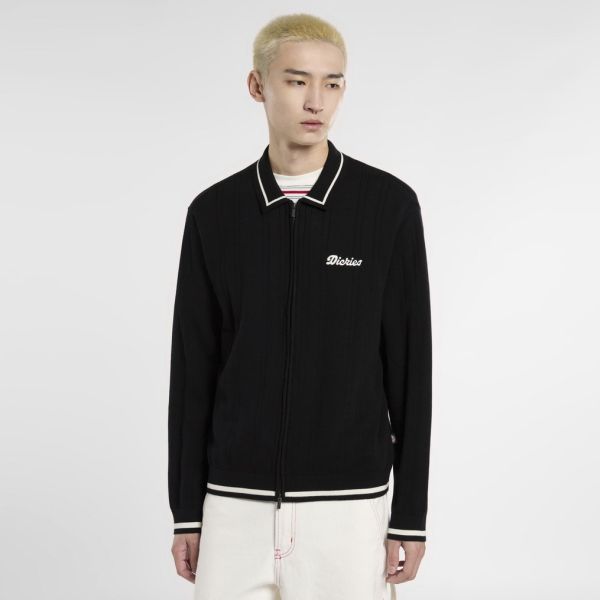 Dickies Lewistown Full Zip Cardigan Zwart