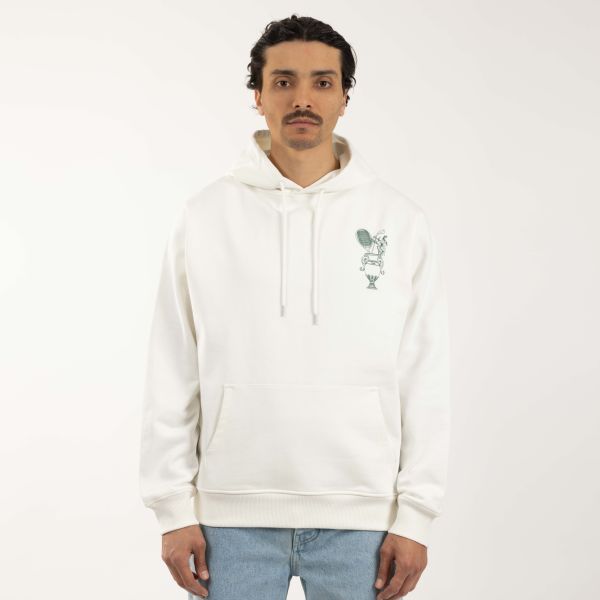 Drôle De Monsieur Medicis Sport Hoodie Off White