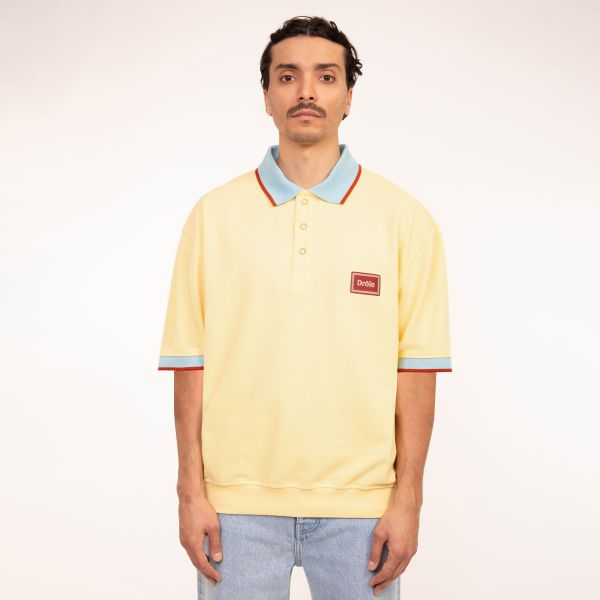 Drôle De Monsieur Pique Polo Geel