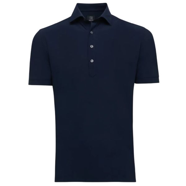 Genti Smoky Skin Fit Polo Navy