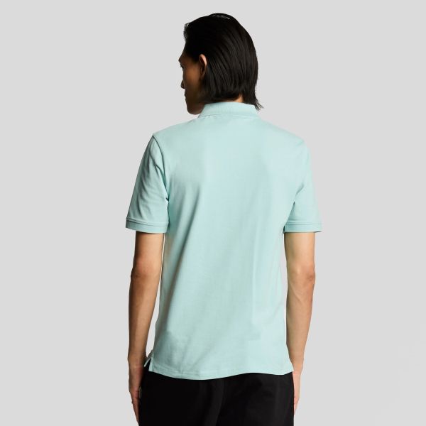 Lyle & Scott Plain Polo Licht Blauw