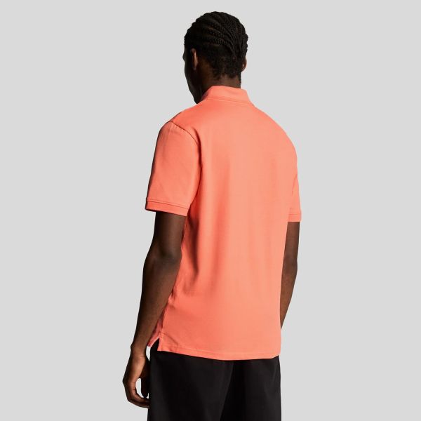 Lyle & Scott Plain Polo Peach