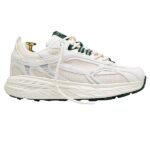 Mercer Amsterdam The Re-Run MAX Suede Sneaker Wit/Groen