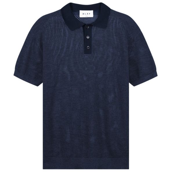 Olaf Knit Polo Navy