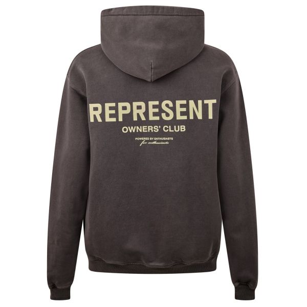 Represent Owners Club Hoodie Grijs/Geel