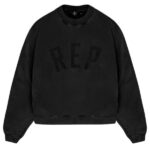 Represent Rep Applique Sweater Zwart
