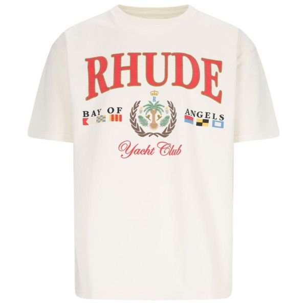 Rhude Bay Of Angels Yacht T-shirt Off White